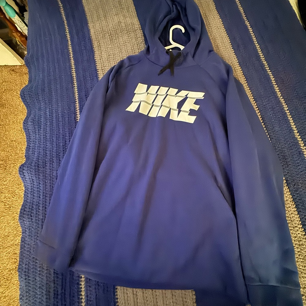 Nike Men's Royal Blue Hoodie